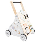 Holz-Lauflernwagen & Multifunktionaler Schiebewagen mit Aktivitäten