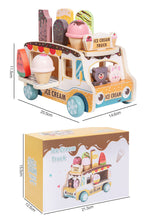 Holz-Eiswagen & Verkaufswagen für Kleinkinder