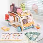 Holz-Eiswagen & Verkaufswagen für Kleinkinder