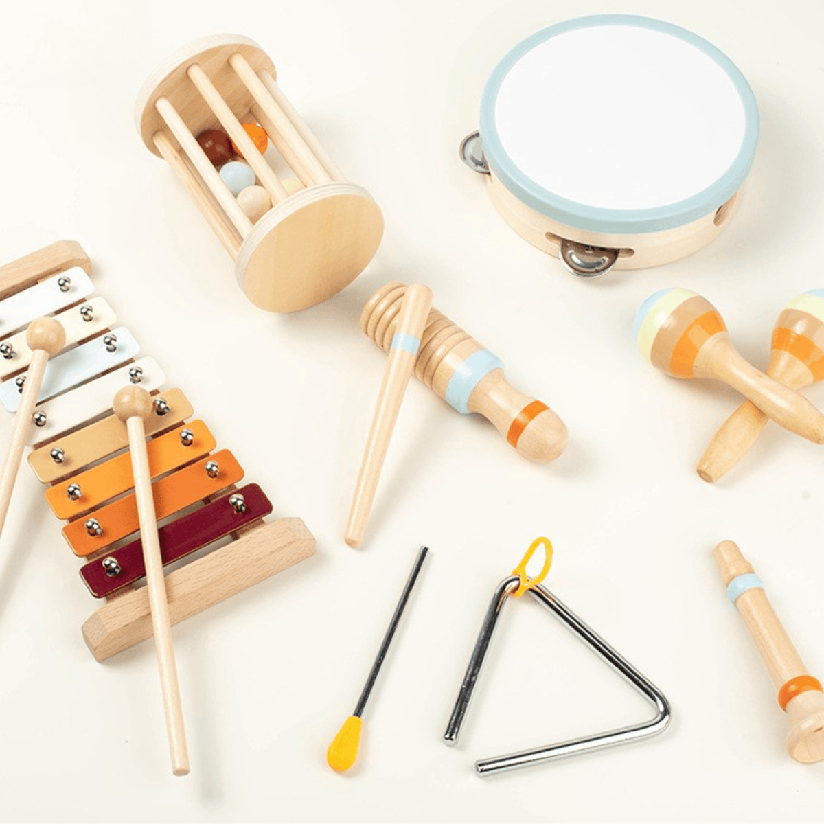 Holz-Musikinstrumente-Set für Kinder – Orff-Instrumente & Percussion-Spielzeug