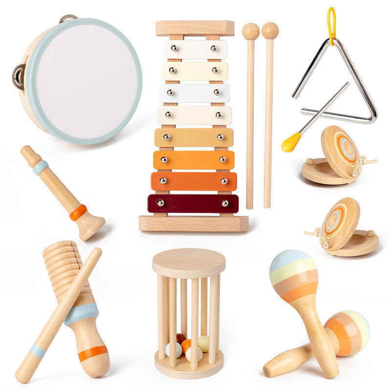 Holz-Musikinstrumente-Set für Kinder – Orff-Instrumente & Percussion-Spielzeug