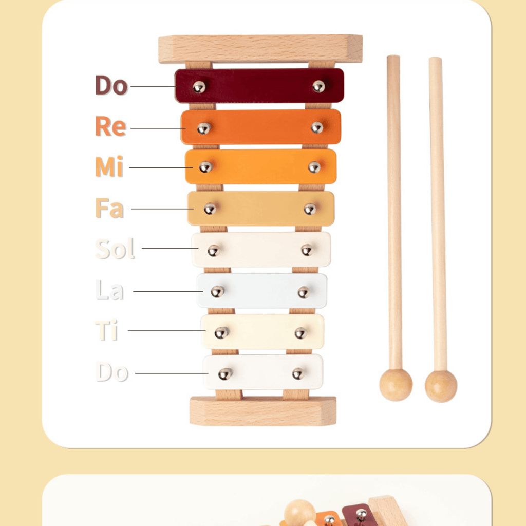 Holz-Musikinstrumente-Set für Kinder – Orff-Instrumente & Percussion-Spielzeug