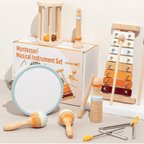 Holz-Musikinstrumente-Set für Kinder – Orff-Instrumente & Percussion-Spielzeug