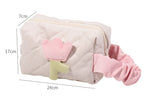 Holz-Schminktisch- & Kosmetiktaschen-Set für Kinder