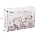 Holz-Schminktisch- & Kosmetiktaschen-Set für Kinder