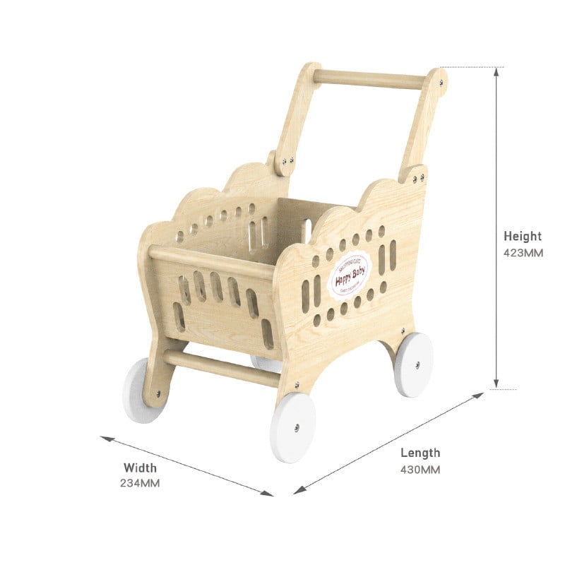 Holz-Lauflernwagen & Einkaufswagen für Kinder